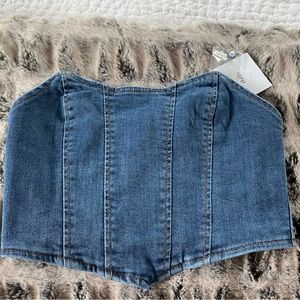 Size small denim corset!